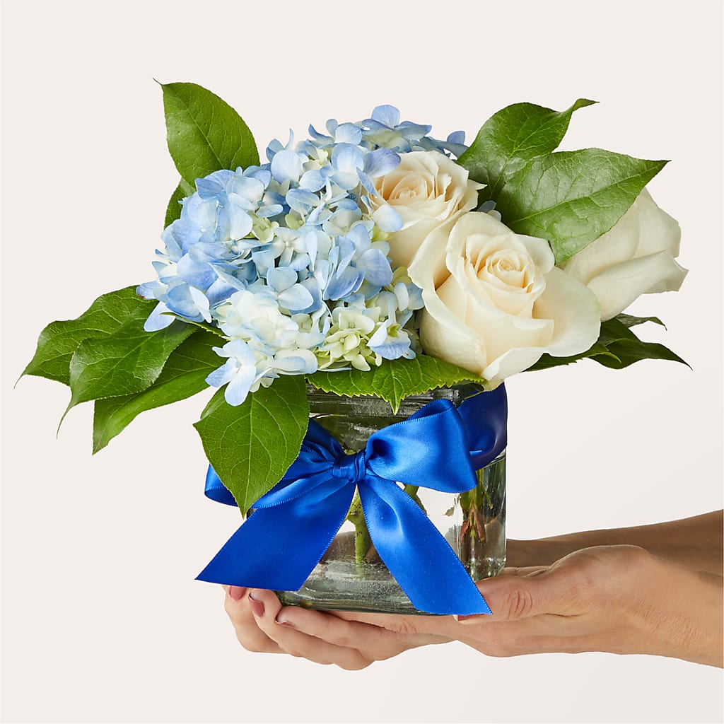 Sky Blue Delight Bouquet –  Vidor Florist, Vidor TX