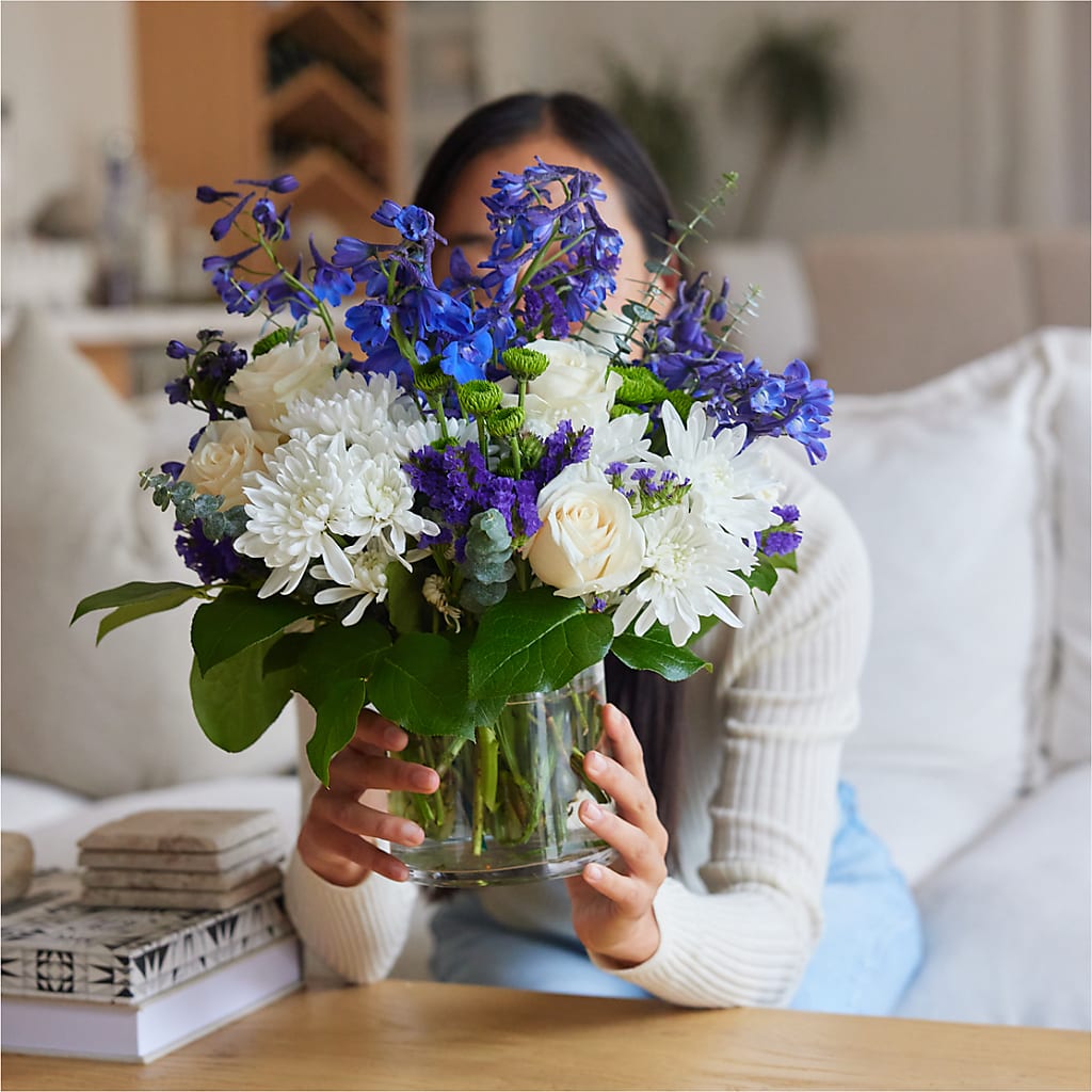 Cerulean Waves Bouquet –  Vidor Florist, Vidor TX