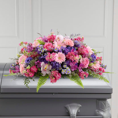 Glorious Garden Casket Spray –  Vidor Florist, Vidor TX