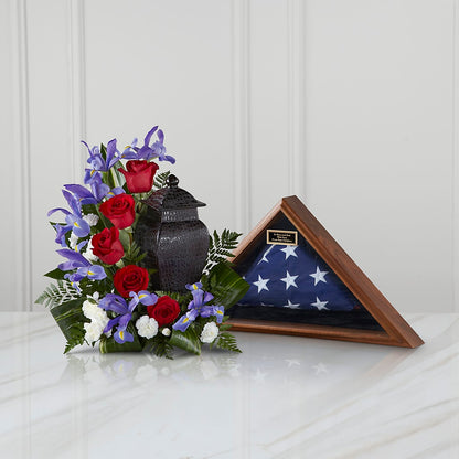 Patriotic Tribute Arrangement –  Vidor Florist, Vidor TX