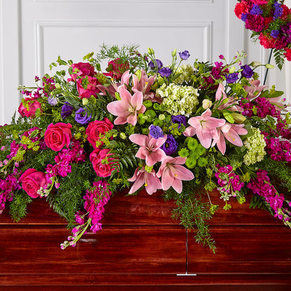 Radiant Tribute Casket Spray –  Vidor Florist, Vidor TX