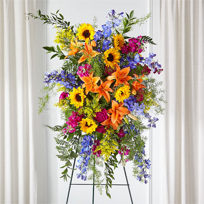 Sunlit Memories Standing Spray (Standard) –  Vidor Florist, Vidor TX