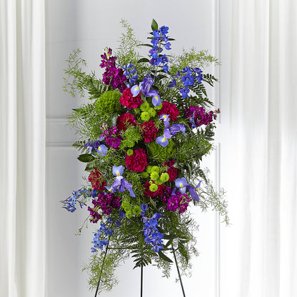 Heavenly Skies Standing Spray –  Vidor Florist, Vidor TX