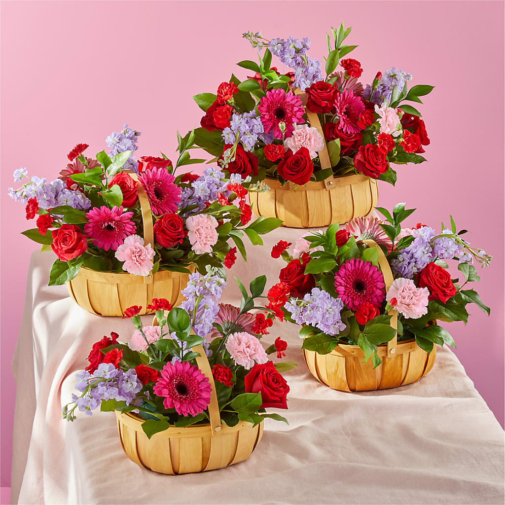 Pink Picnic Basket –  Vidor Florist, Vidor TX