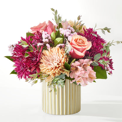Berry Cobbler Bouquet with Ivory Vase –  Vidor Florist, Vidor TX