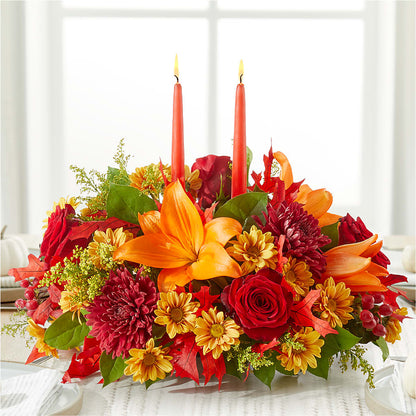 Autumn's Embrace Centerpiece –  Vidor Florist, Vidor TX