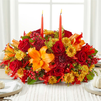 Autumn's Embrace Centerpiece –  Vidor Florist, Vidor TX