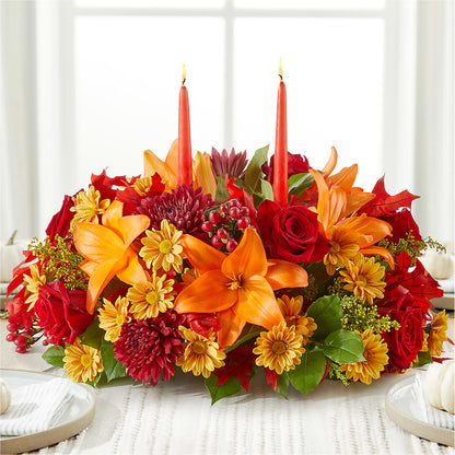 Autumn's Embrace Centerpiece –  Vidor Florist, Vidor TX