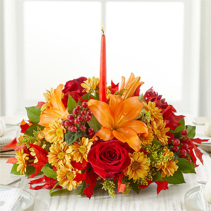 Autumn's Embrace Centerpiece –  Vidor Florist, Vidor TX