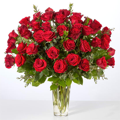 Forever Yours Fifty Stem Red Rose Bouquet –  Vidor Florist, Vidor TX