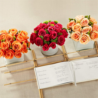 Dawn Rose Centerpiece –  Vidor Florist, Vidor TX